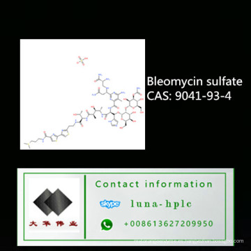 Sulfato de bleomicina de alta pureza al 99,6% (CAS 9041-93-4)